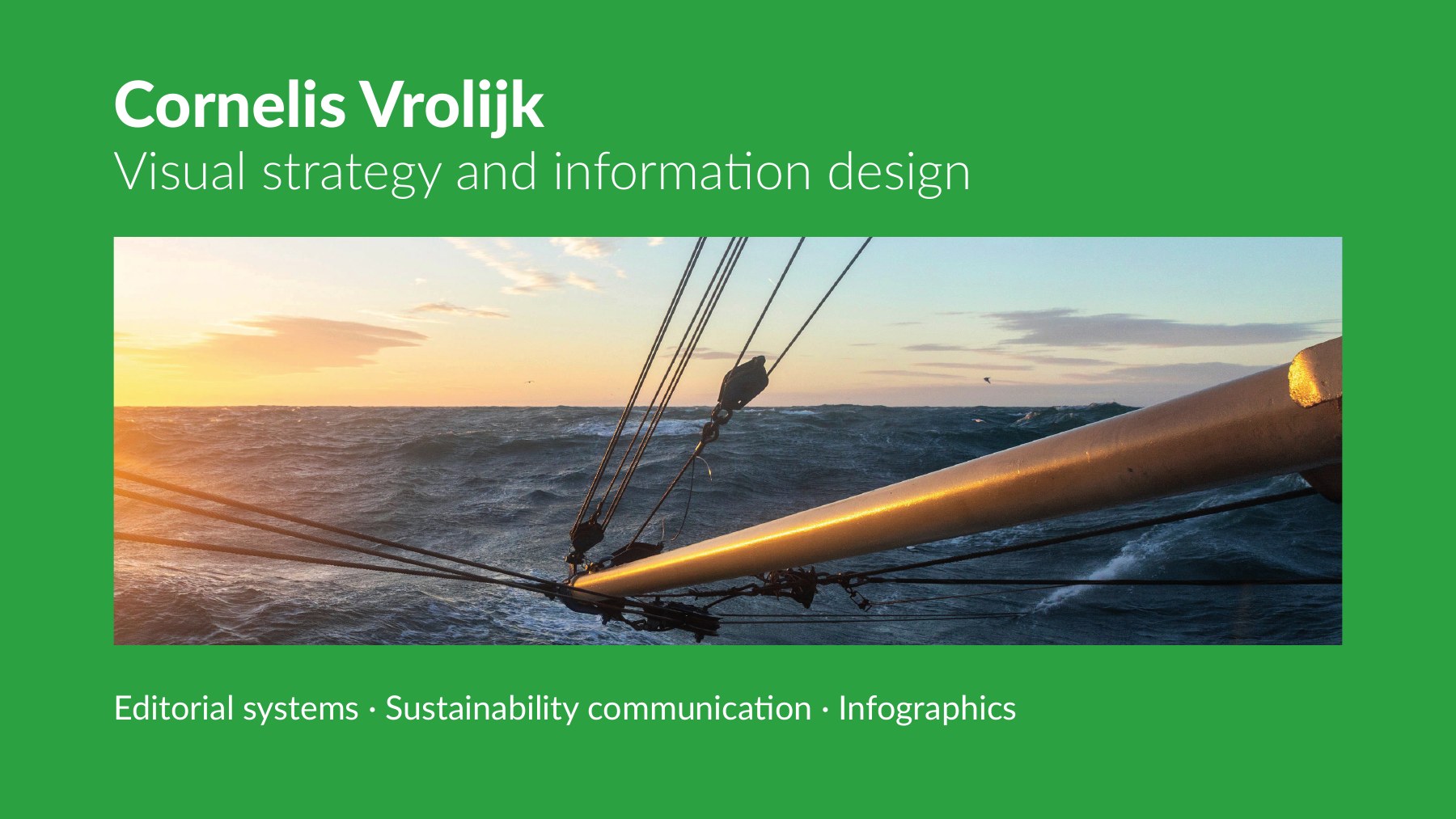 Cornelis Vrolijk case study cover